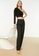 Trendyol black Straight Fit Trousers 30D8FAA1F9BD8AGS_5