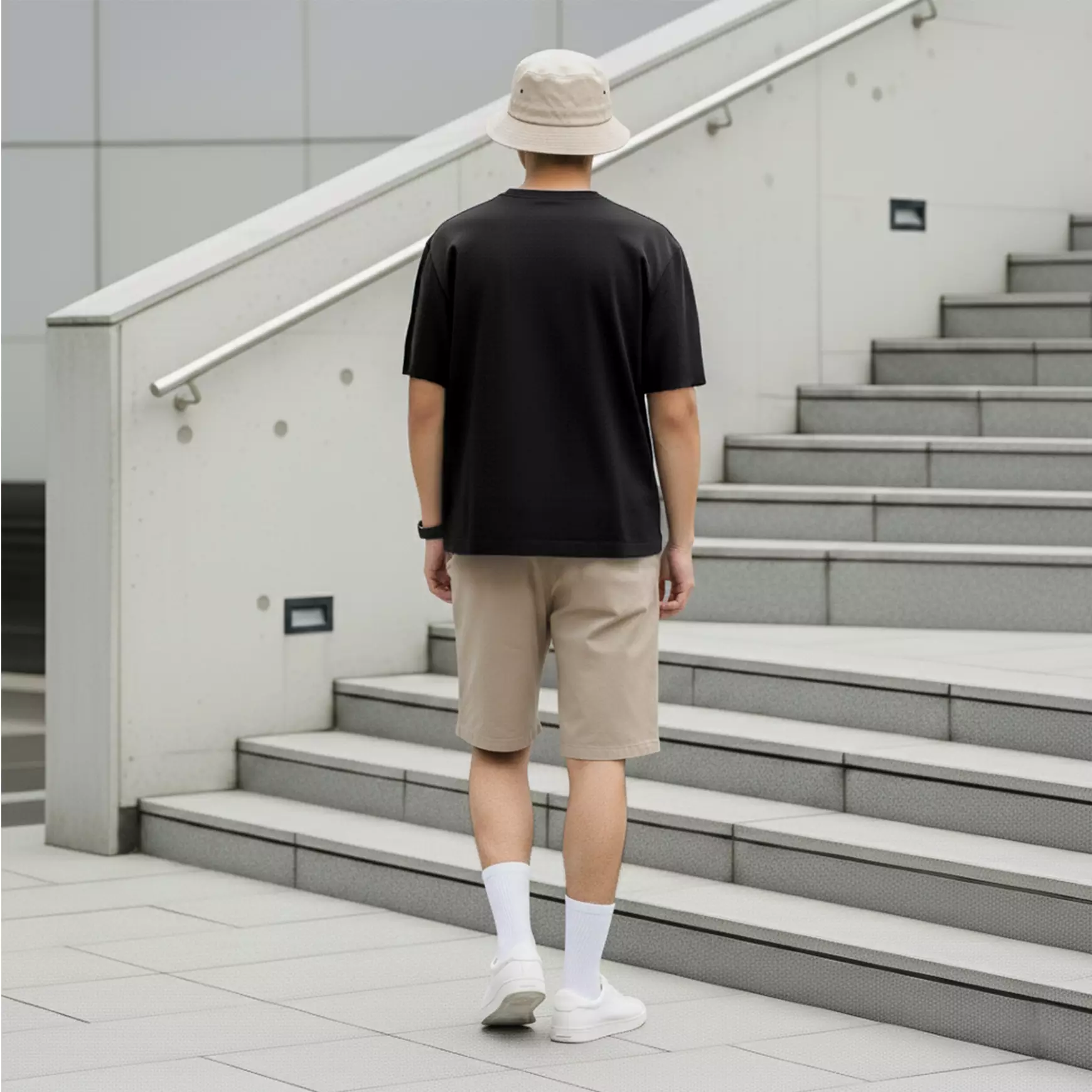 Kale PLUTO BLACK T-shirt Cotton Cloudy Boxy Fit - Kaos Korea - Atasan Kaos Pria - Kaos Basic Pria