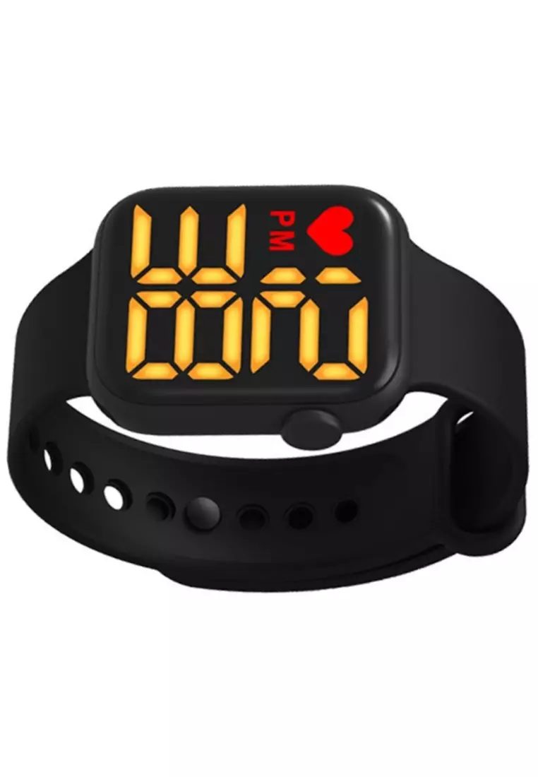 Jam Tangan Pria Digital Waterproof Many Function Strap Tali Material Silicone IR23 ORIGINAL