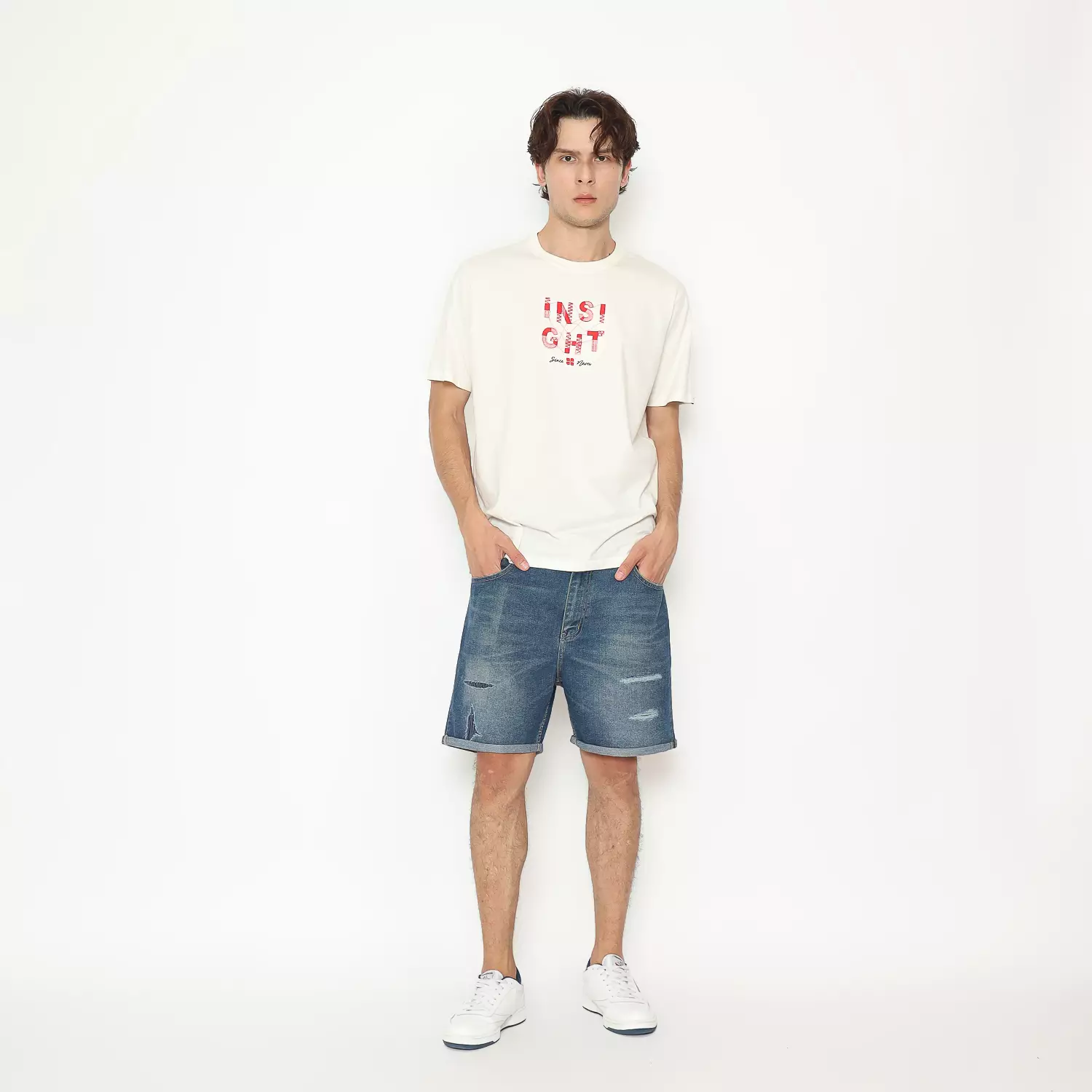 Insight Celana Pendek Denim Pria Smythson Planet Surf