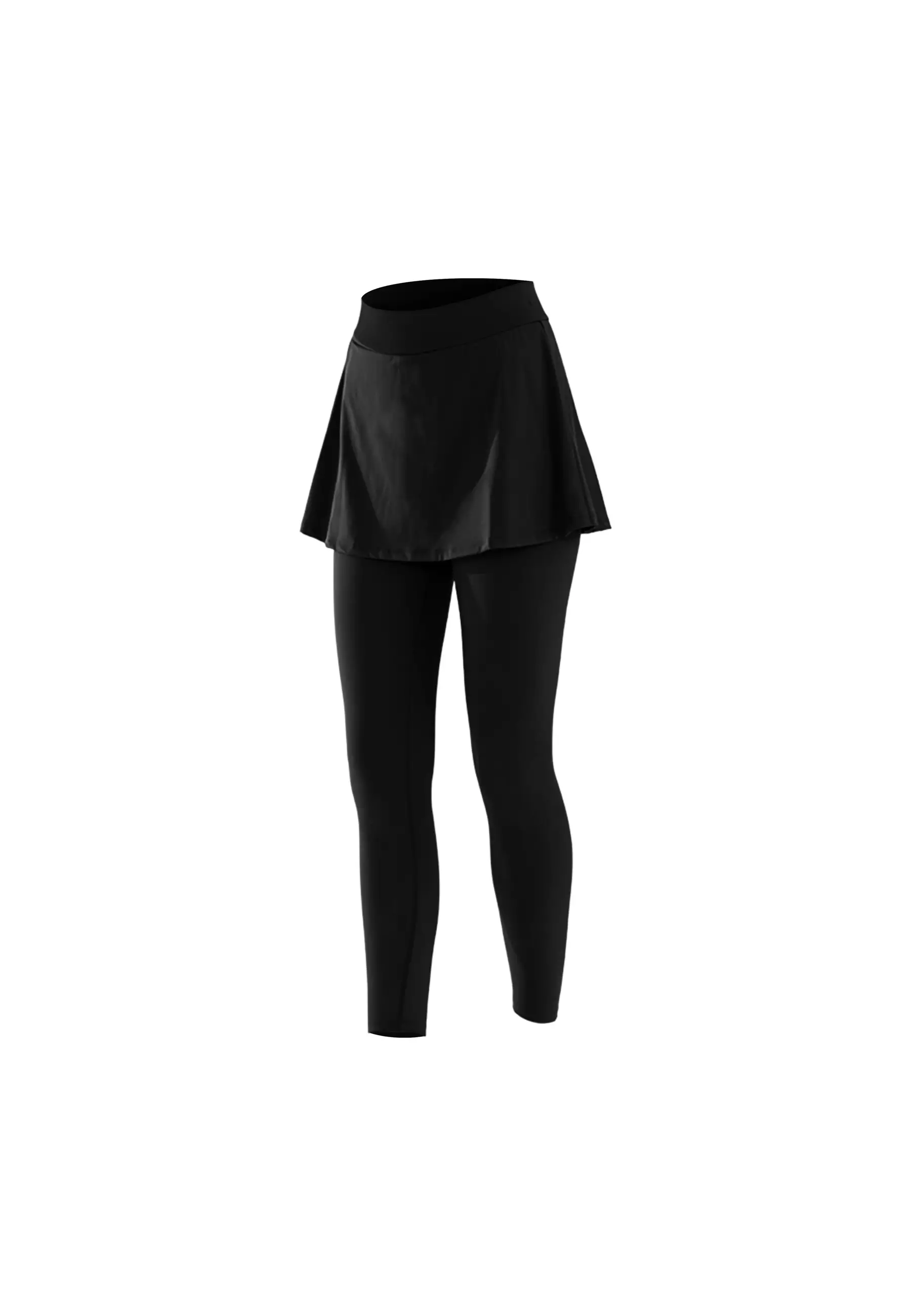 YouHave ( You’ve ) Celana Yoga Legging Celana Olahraga Wanita High Waist Wanita Rok Celana Skirt Hijab High Waist Polos Yoga Gym Tennis Running Sport Dua Lapis Y00009