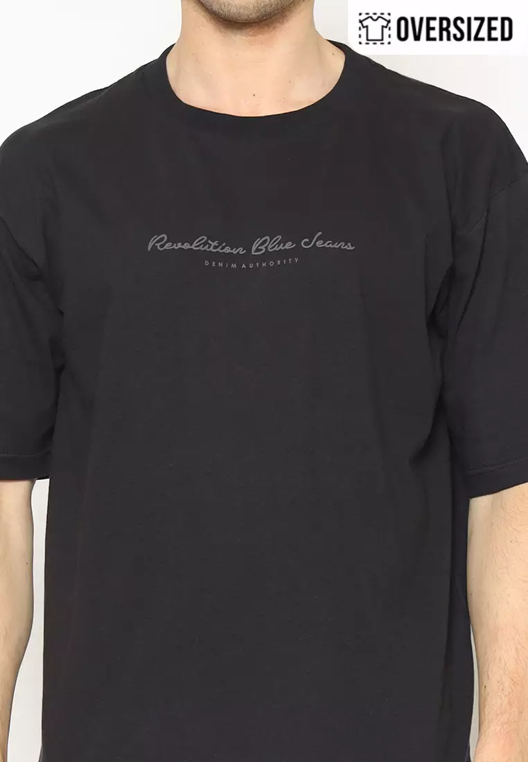 RBJ T-Shirt Cotton Oversized Pria 2079131691