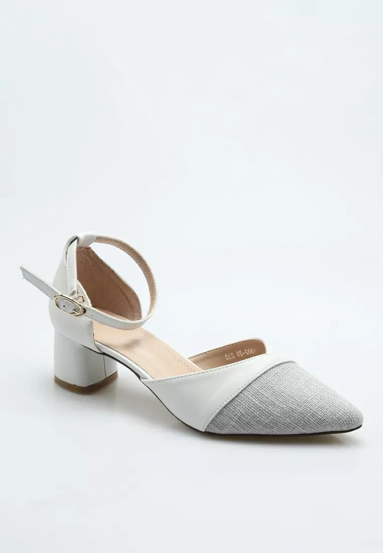 Color Matching Strap Mid Heel TH1802-25