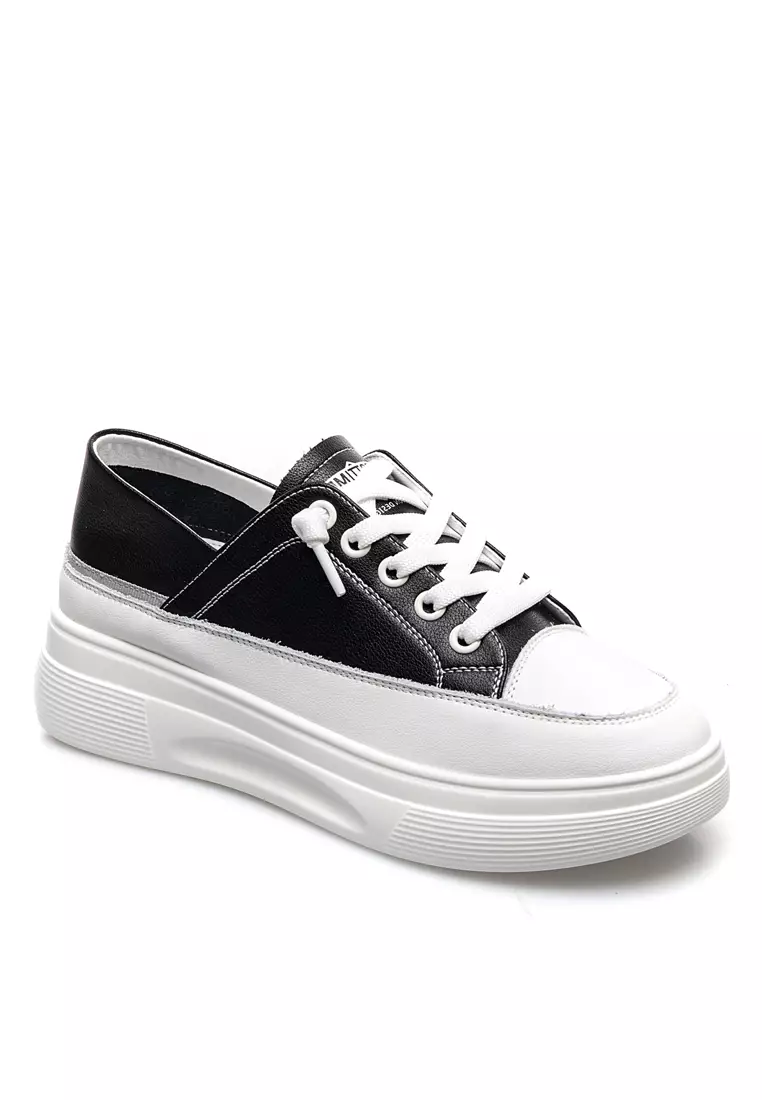 Platform Split Leather Sneakers RX2516