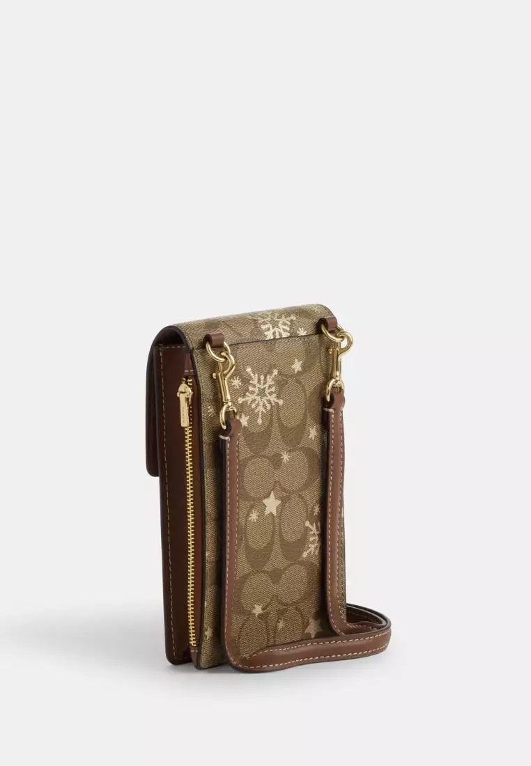 Coach north shop south phone crossbody