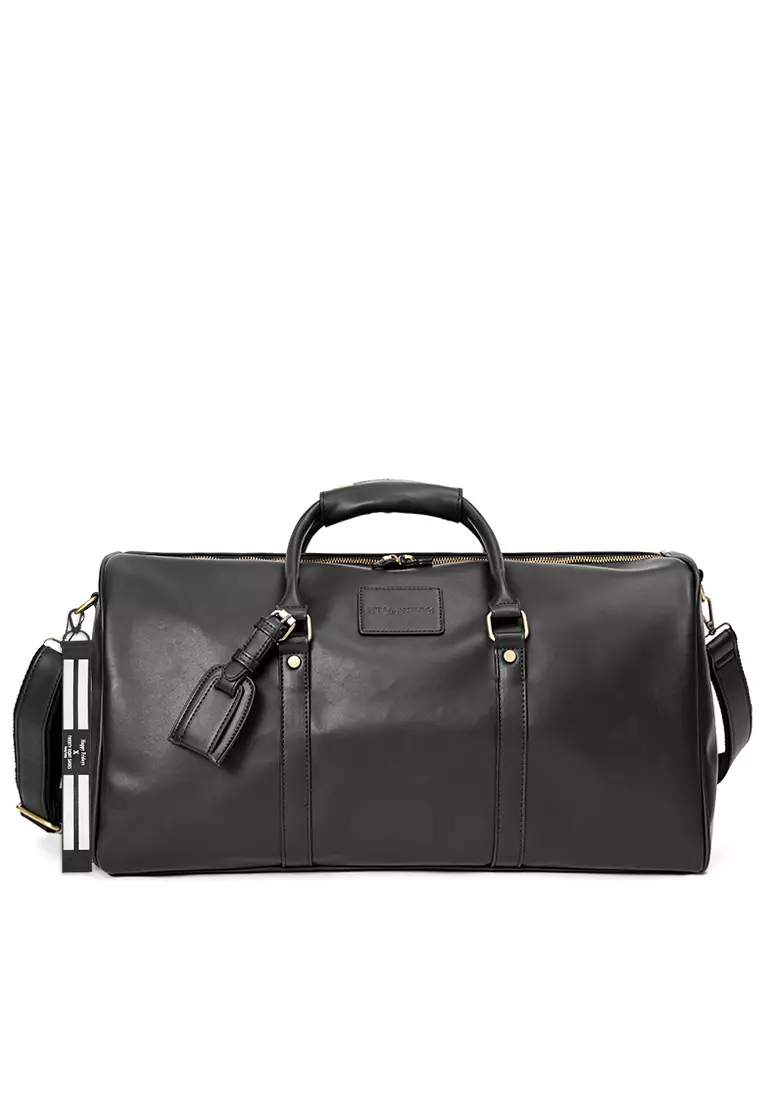 Men discount leather duffel