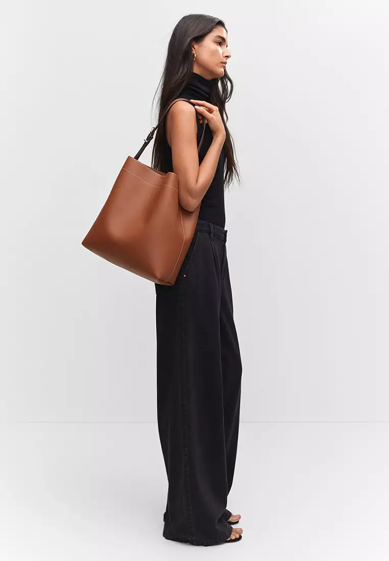 Mango transparent 2025 handle bag