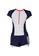A-IN GIRLS white and navy (2PCS) Fashionable Sports Split Swimsuit 34074USF41B8C7GS_7