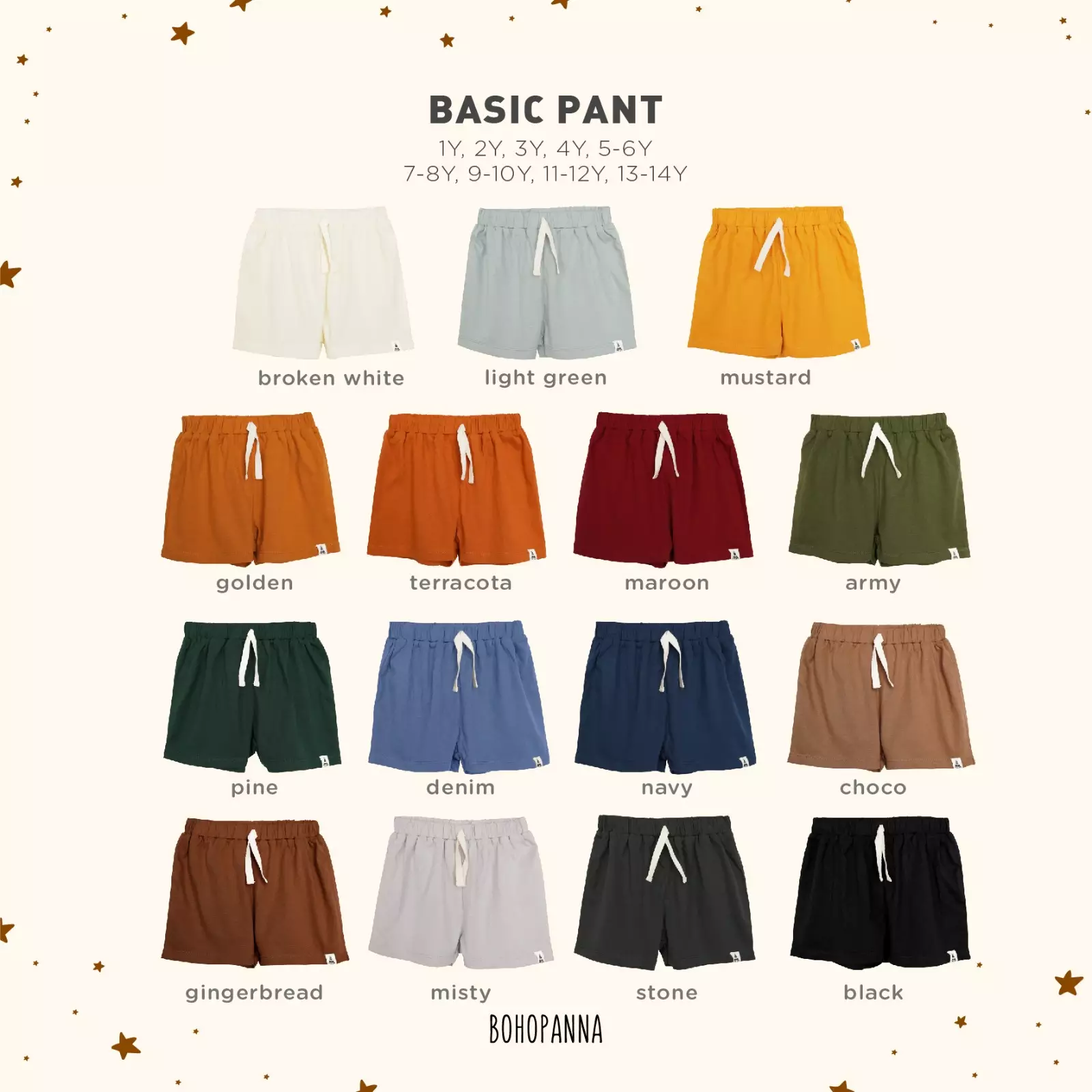 BOHOPANNA - BASIC PANT (Celana Anak)