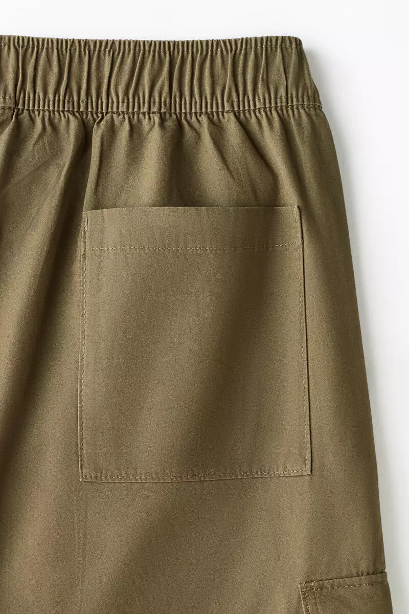 Loose Fit Cotton cargo trousers