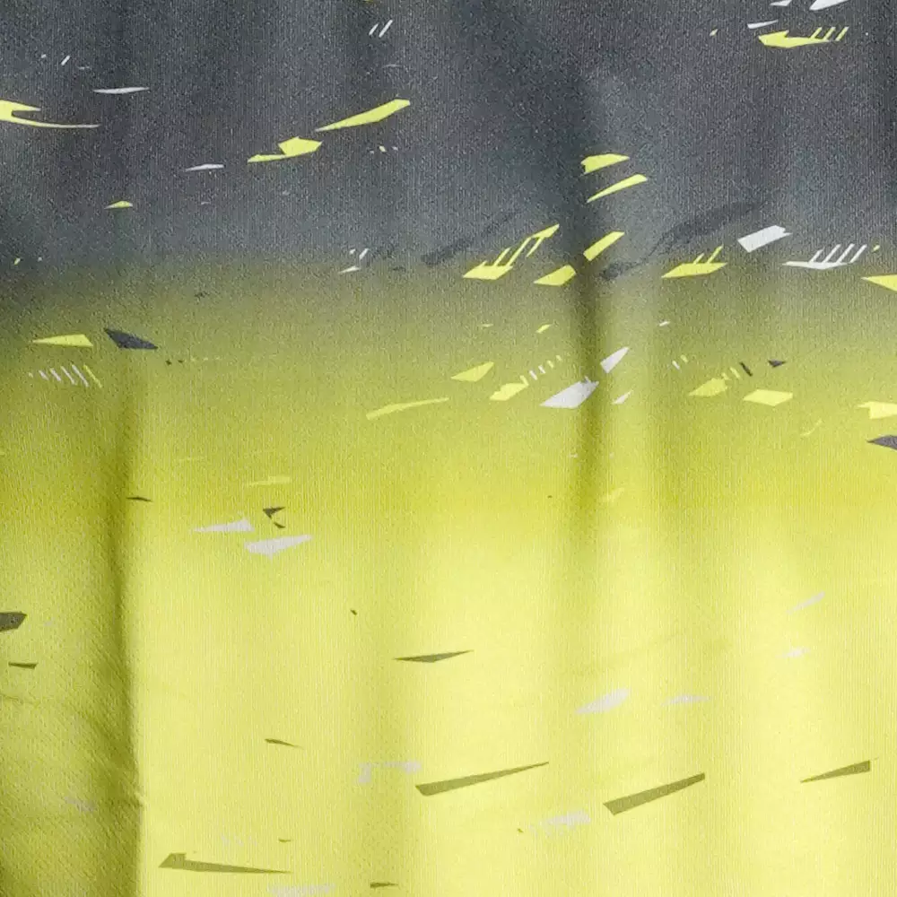 Eagle T Shirt Badminton Jersey Gradient - HITAM/CITRUN