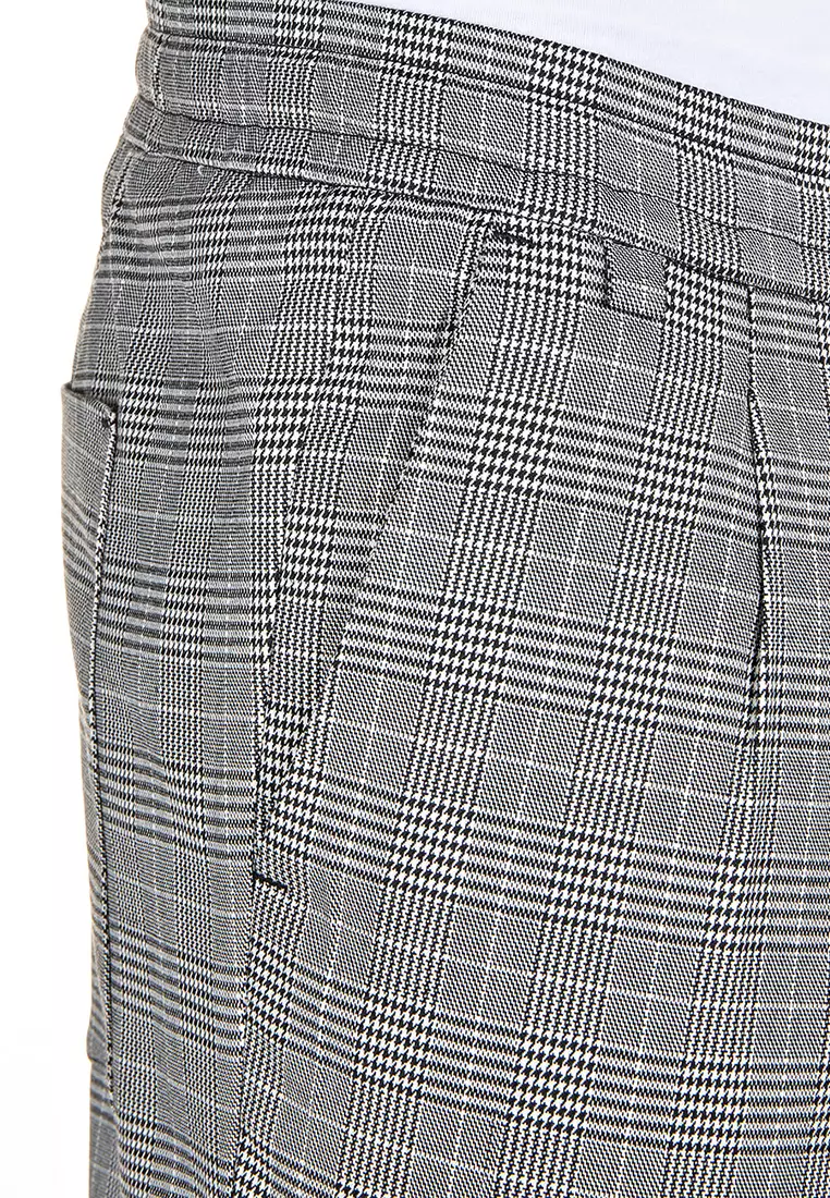 Buy REPLAY Slim Checked Smart Trousers 2024 Online