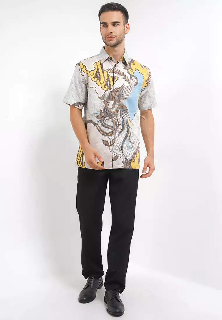 Leisela Short Sleeves Silk Cotton