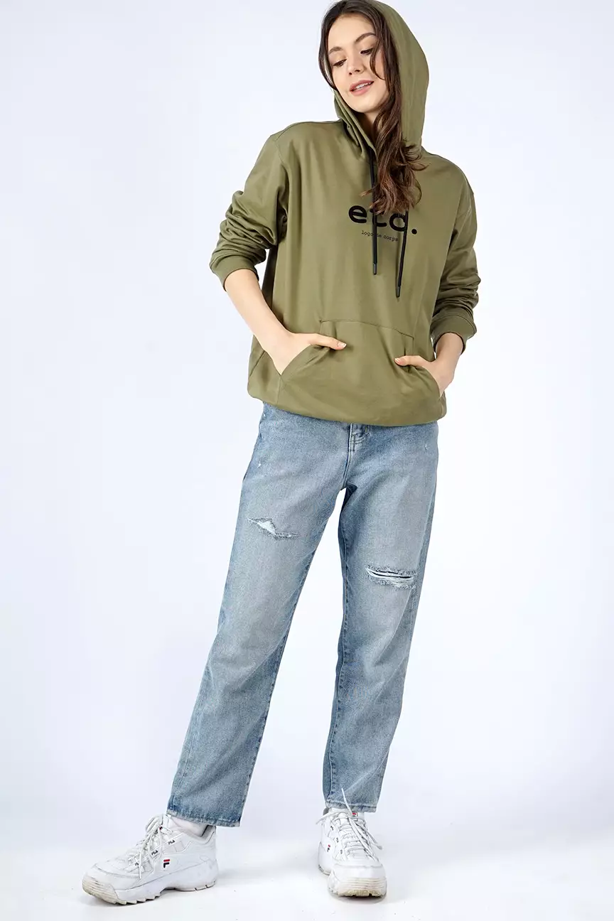 Sweater Wanita Meita Army