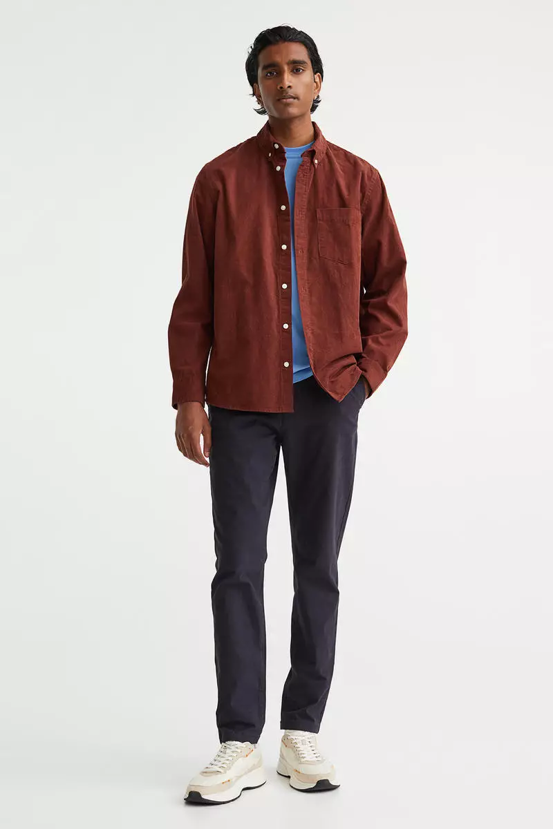 Buy H M Skinny Fit Cotton chinos 2024 Online ZALORA Singapore