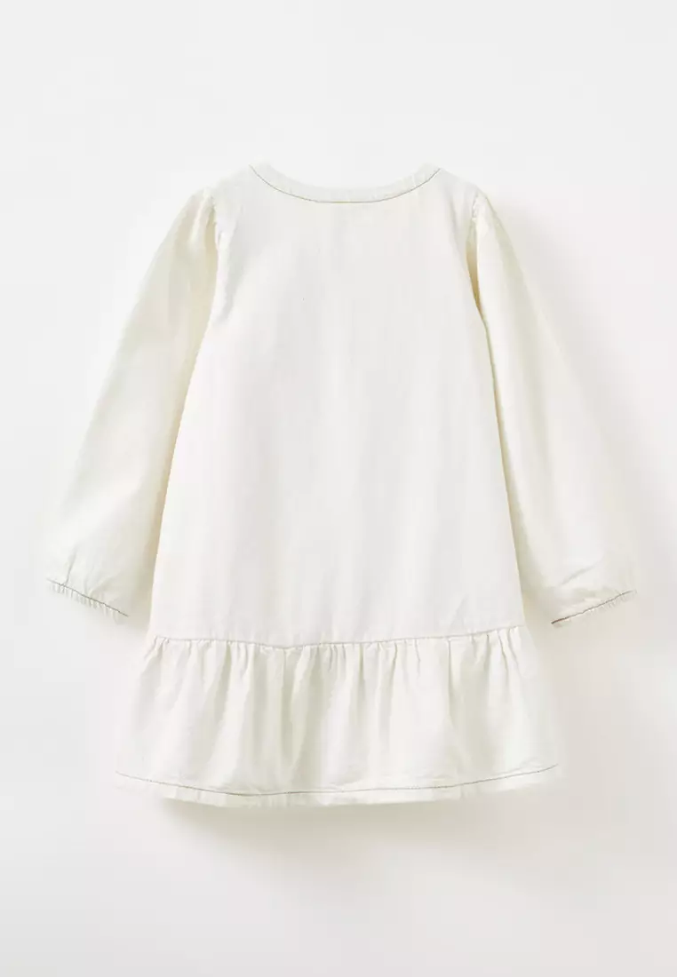 Betty Bow Front Denim Dress