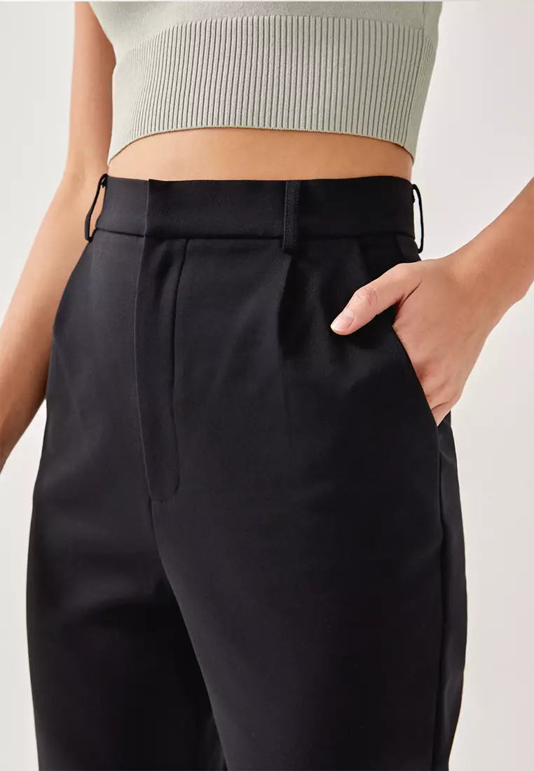 Alby Tailored Peg Leg Chino Pants