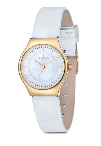 OLLE 三指針皮革錶,esprit手錶專櫃 錶類, 飾品配件
