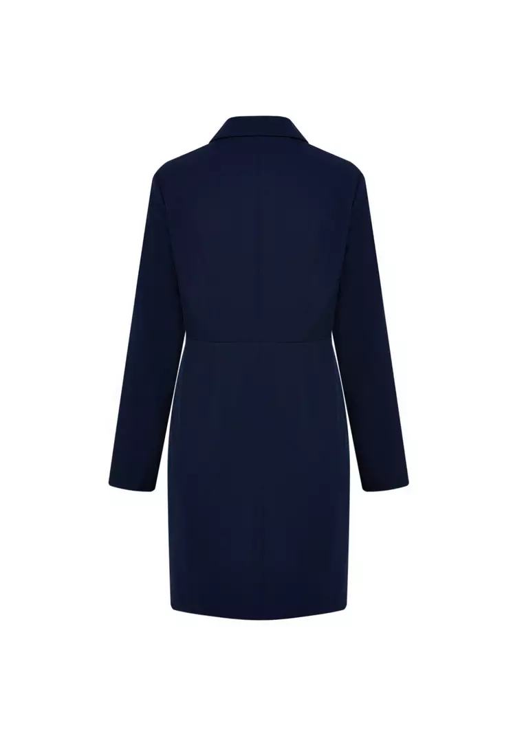 長袖西裝款連身裙