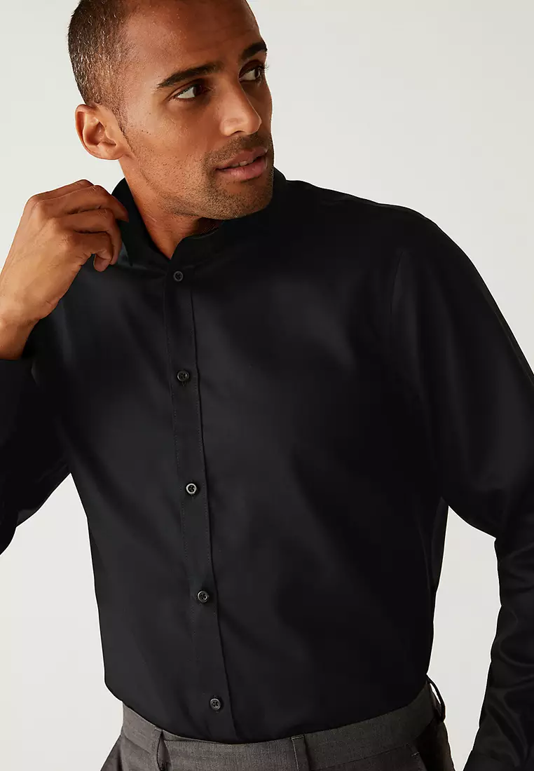 Regular Fit Pure Cotton Non Iron Shirt