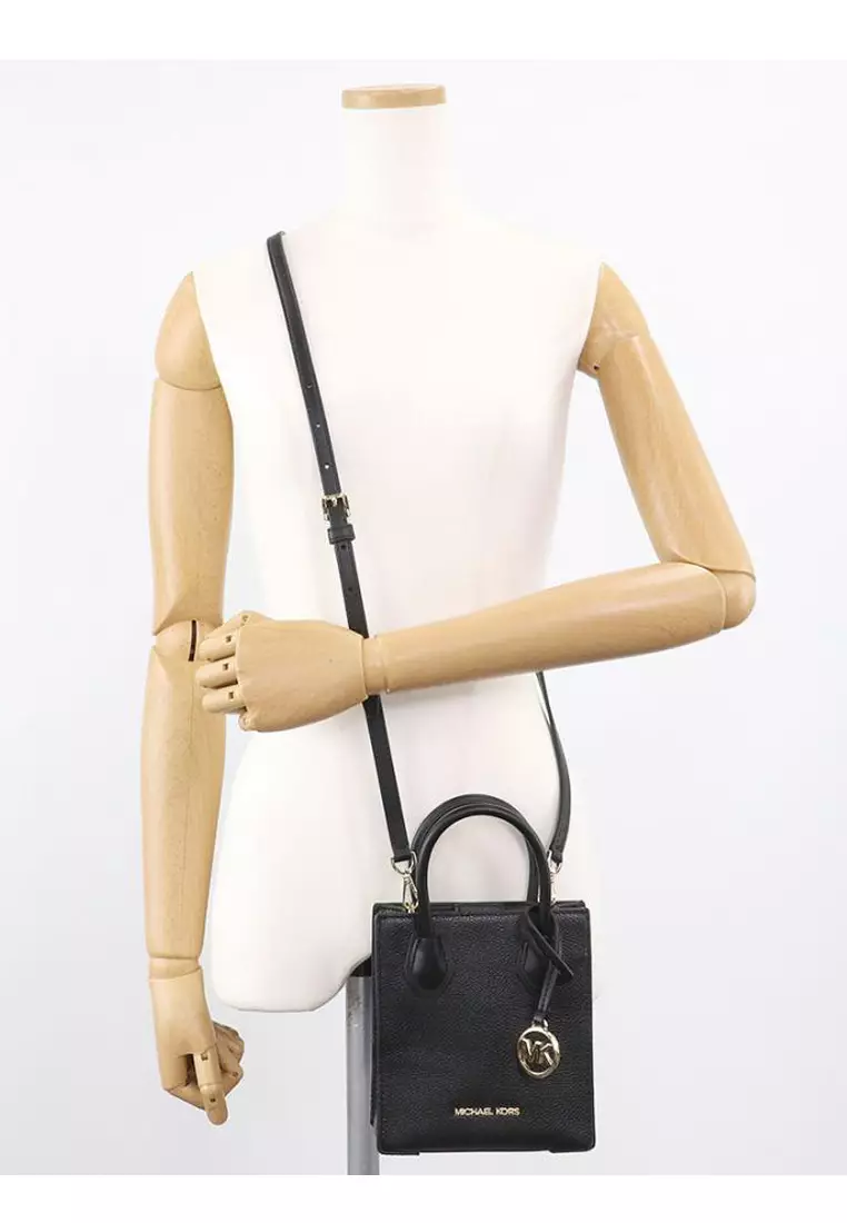 MICHAEL KORS Michael Kors Mercer ExtraSmall Pebbled Leather Crossbody