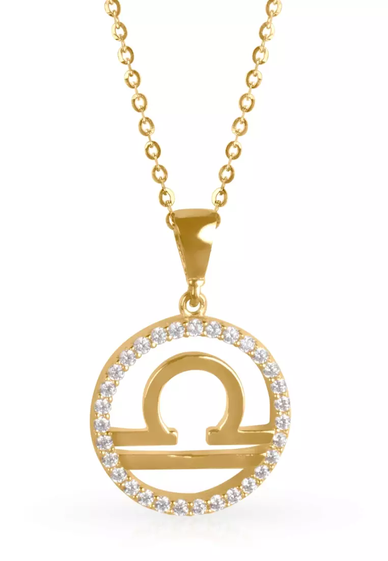 Libra Pendant 14k Gold