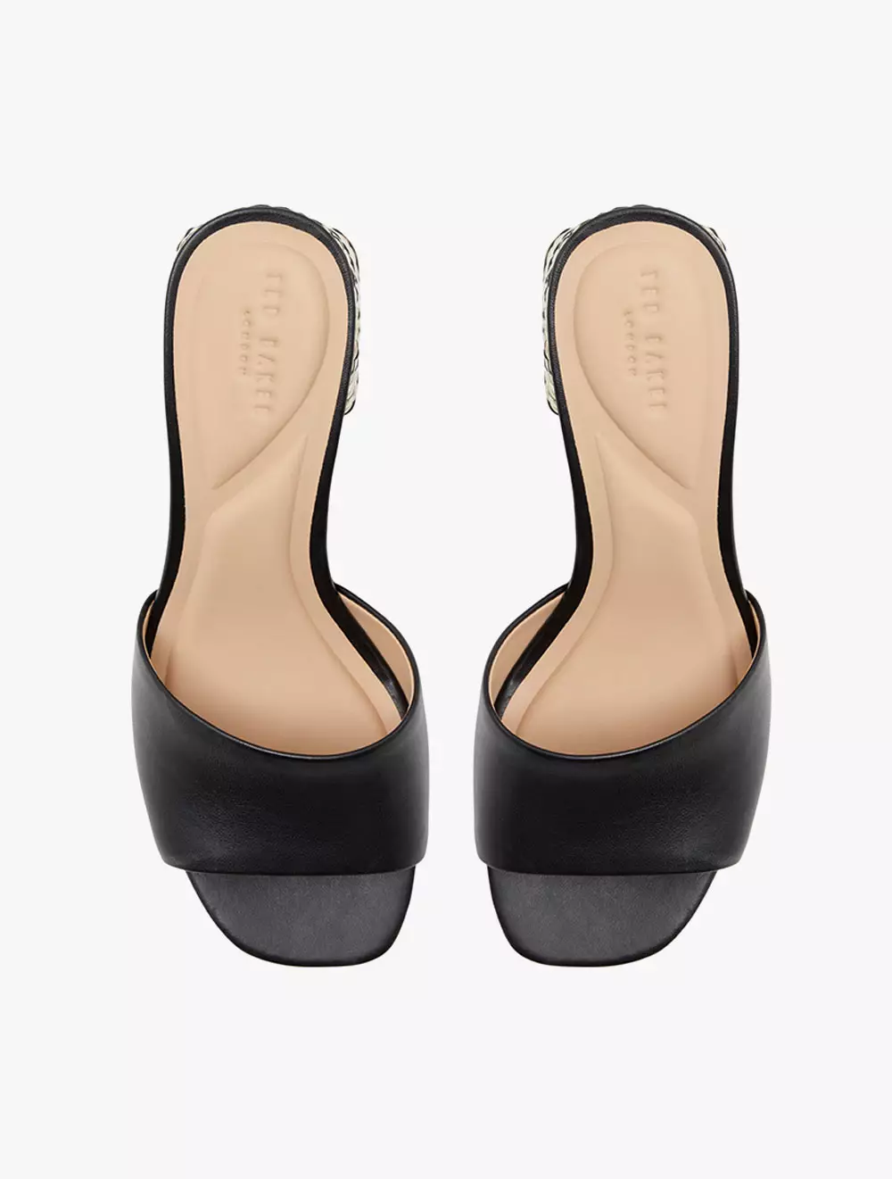 CHLOOE Mid Block Heel Sandal - Black