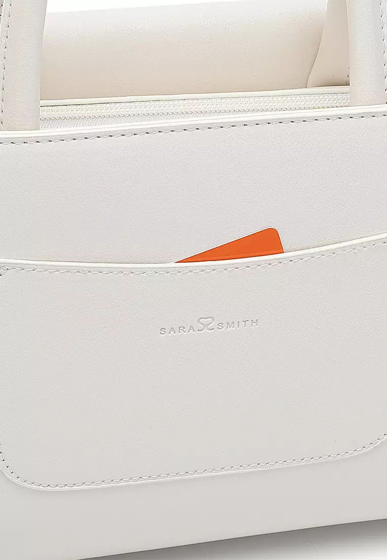 Women's Top Handle Bag / Sling Bag / Crossbody Bag (Tas Selempang / Tas Tangan) - Putih