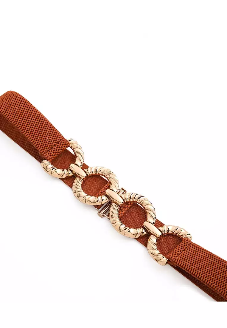 GYKACO KATYA Brown - Ikat Pinggang Wanita - Fashion Belt / Sabuk (Import)