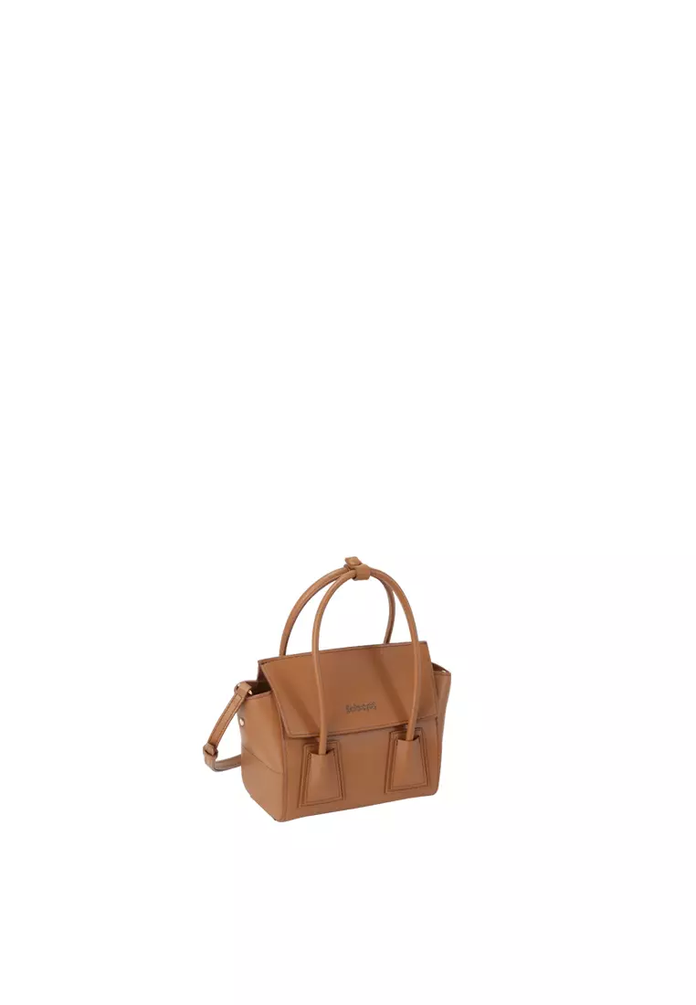 UNNI Mini Top Handle Bag - Caramel