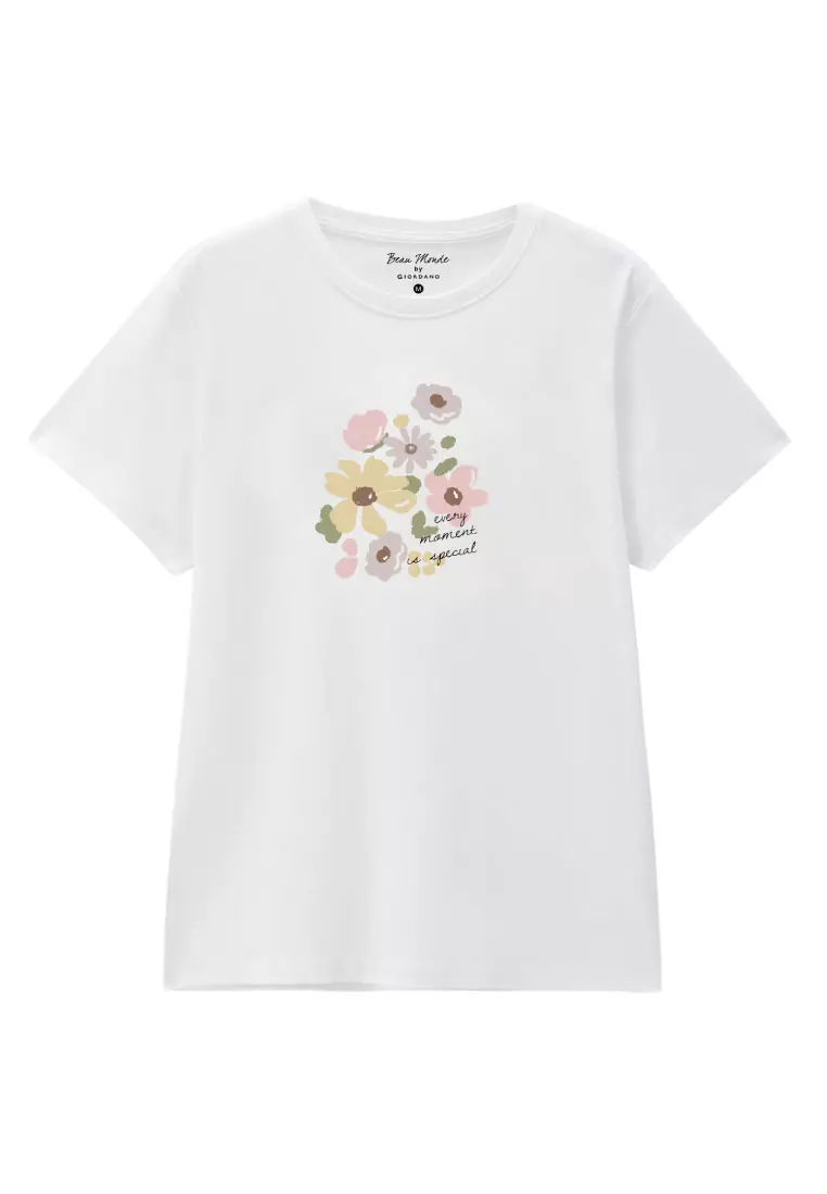 Women's Cotton Short Sleeve Print Tee 13396307