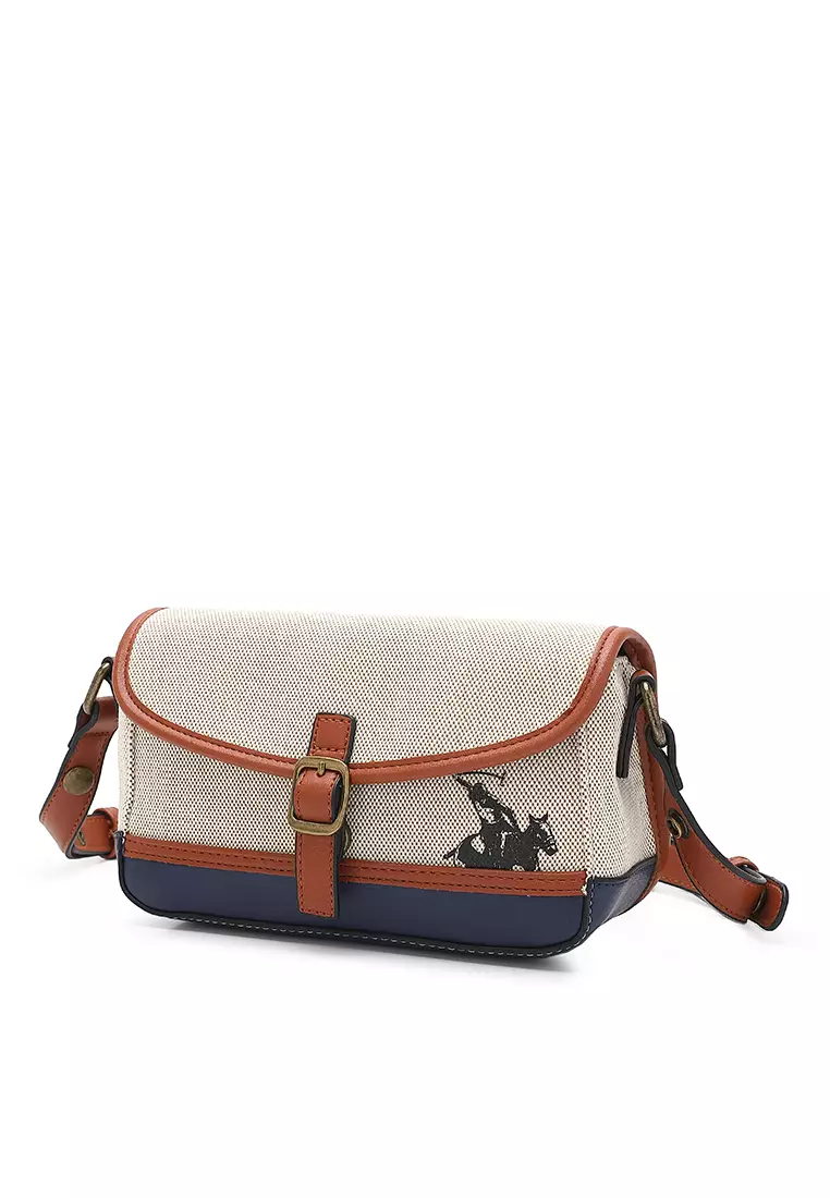 Buy Swiss Polo Women's Logo Sling Bag Crossbody Bag Blue 2025