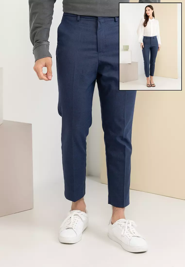 Buy Electro Denim Lab Slim Formal Pants 2024 Online | ZALORA