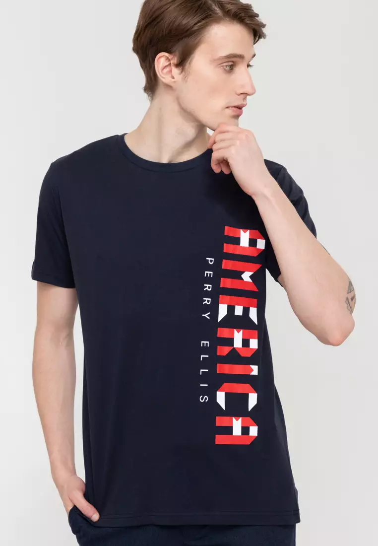 Round Neck Knit Pea T-Shirt