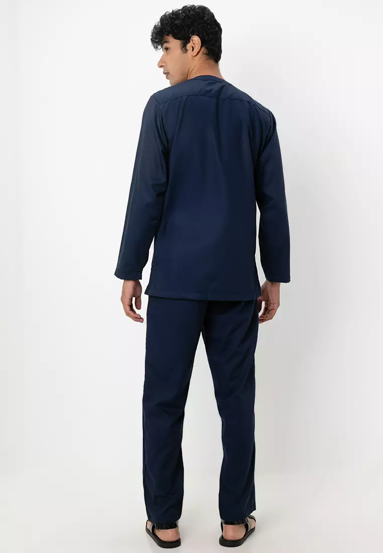 JASPAR 鈕扣領現代Baju Melayu套裝