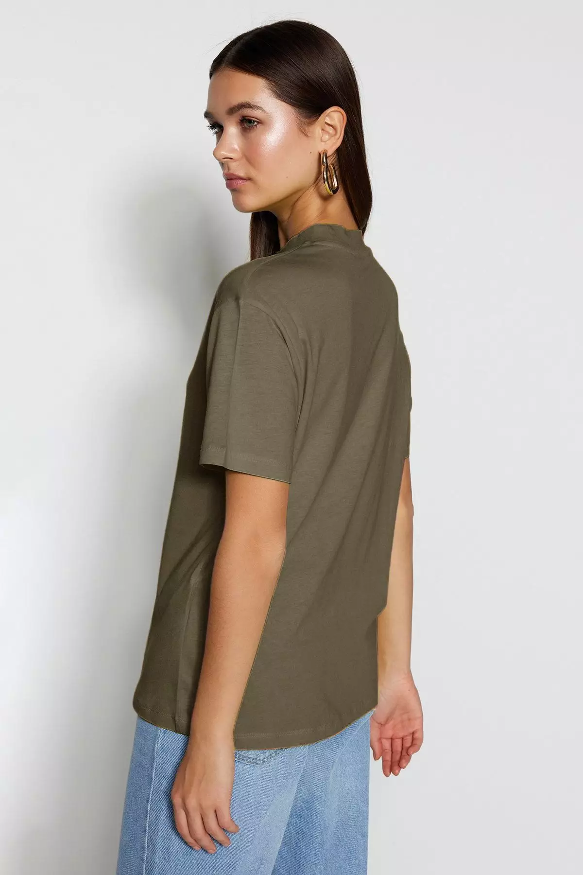 Mock Neck T-Shirt