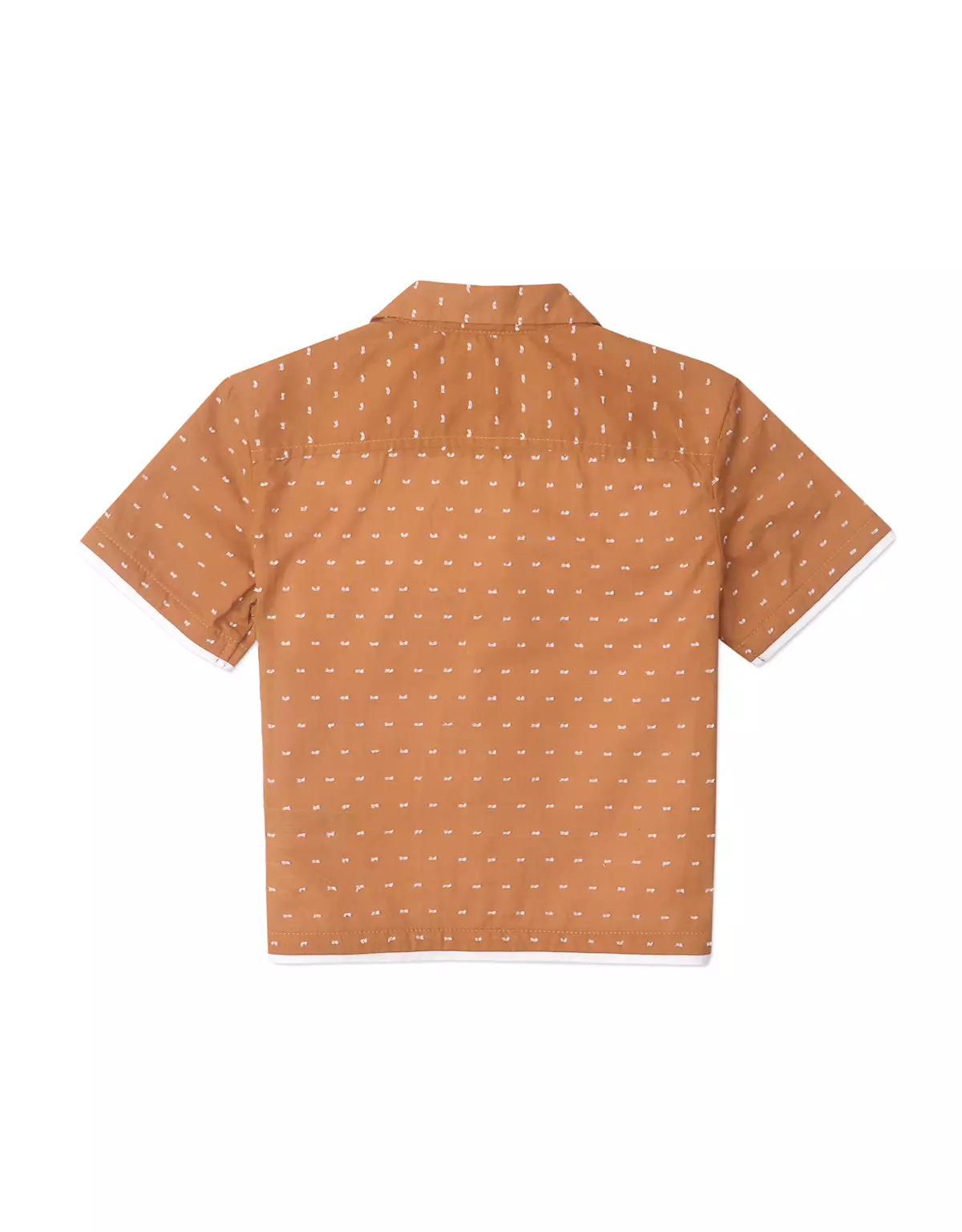 Gingersnaps Lido Reveries Woven Shirt - Kemeja Anak Laki-laki (Orange)