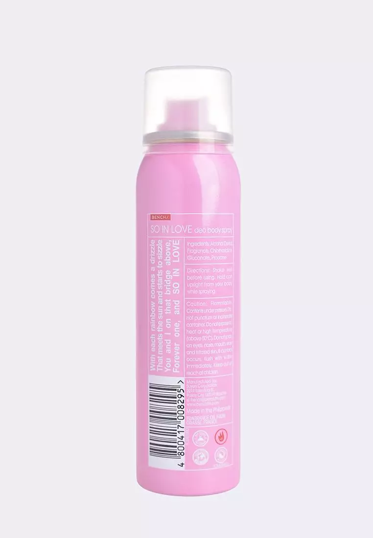 So In Love Deo Body Spray 100ml