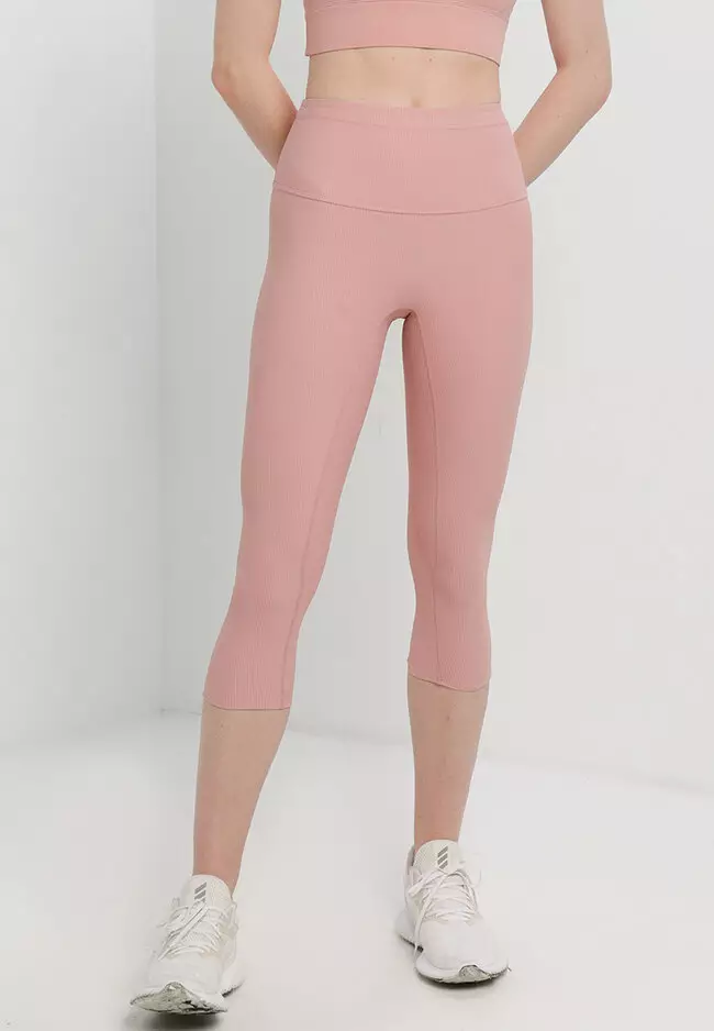 Women Solid Dusty Rose Slim Fit Ankle Length Leggings - Tall