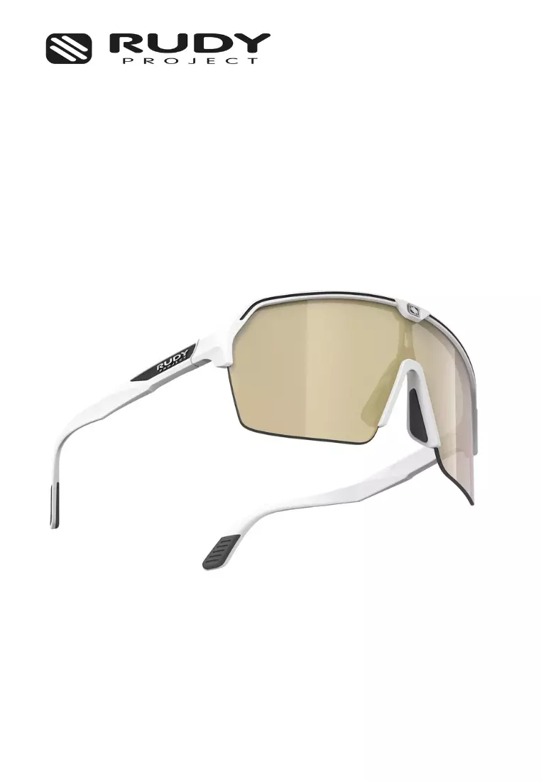 Spinshield Air Sports Performance Sunglasses – White Matte MLA Gold |