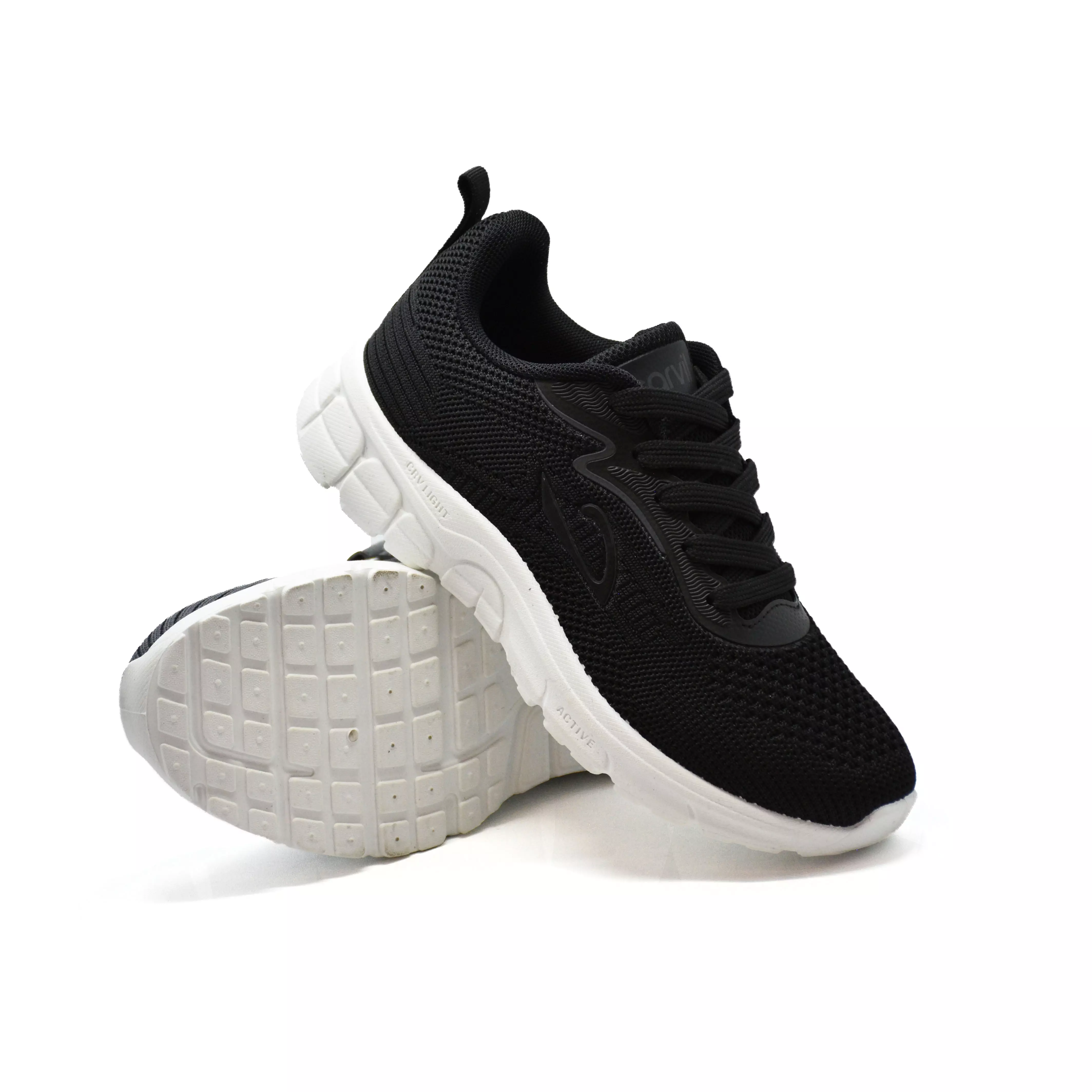 Carvil Sepatu Anak Glasgow-02 LT Black/White