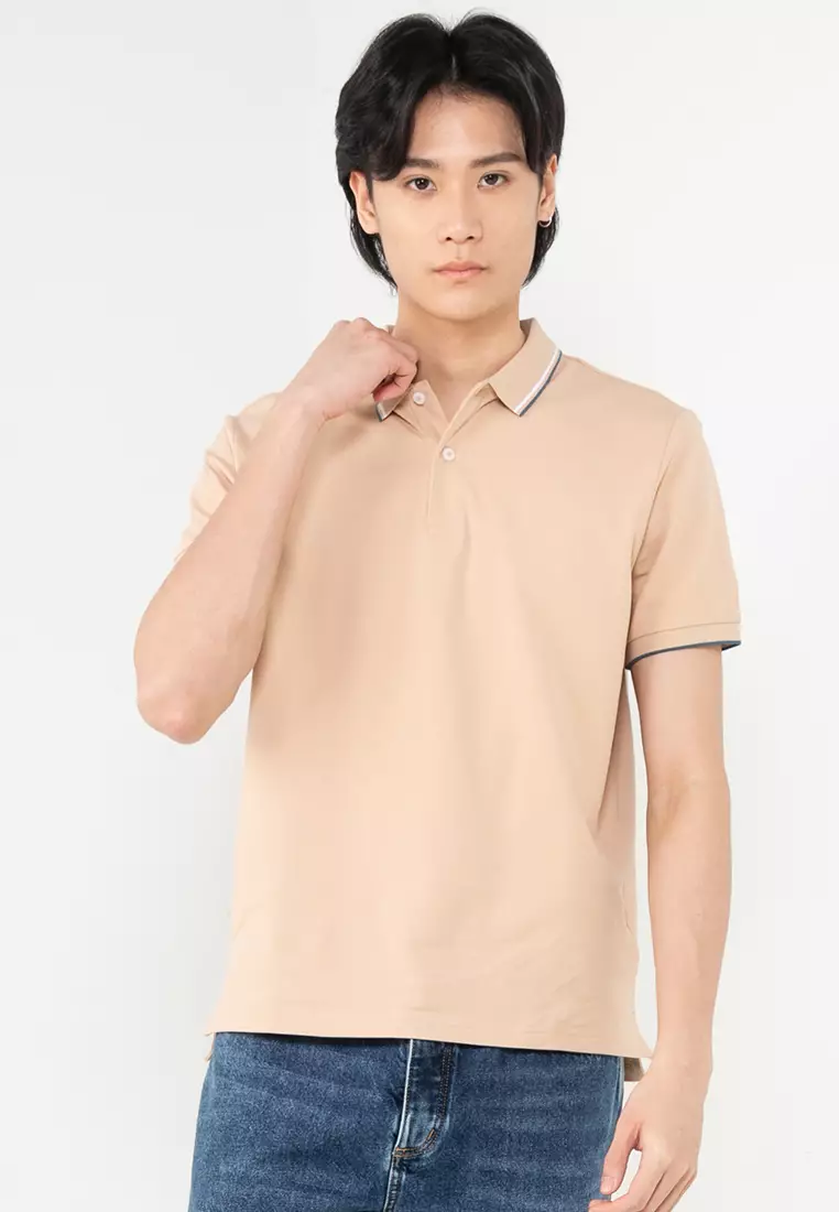 Buy GIORDANO Men's Cotton Lycra Short Sleeve Polo 01012018 Online ...
