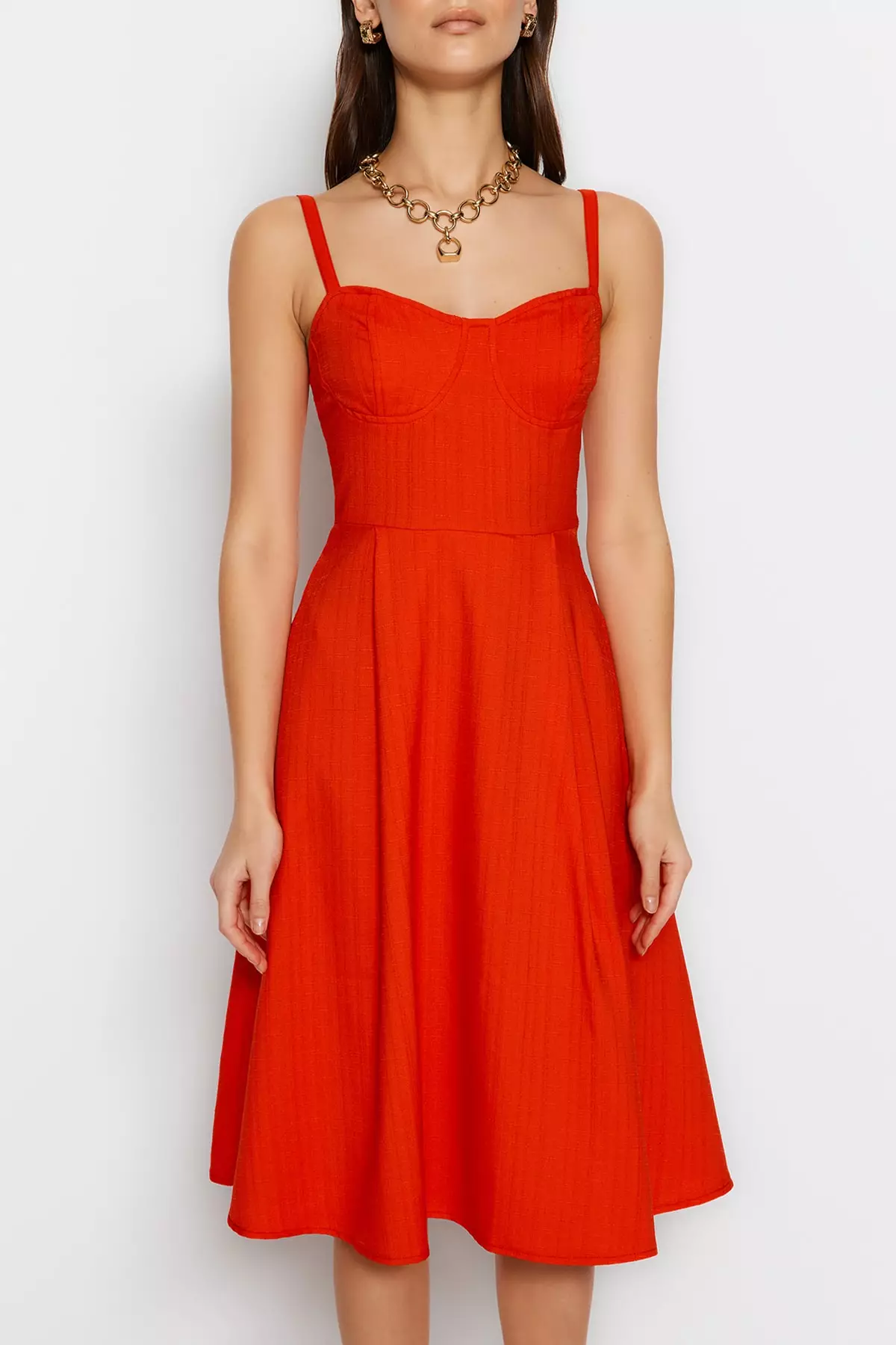 A-line Midi Dress