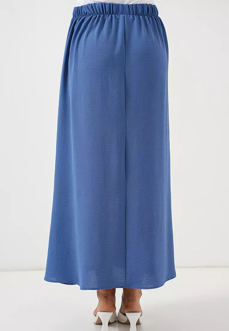 Women's Long Ayrobin Skirt 8050 - Indigo