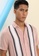 Topman pink Stripe Bowling Shirt In Pink B2043AAA24CDBBGS_7
