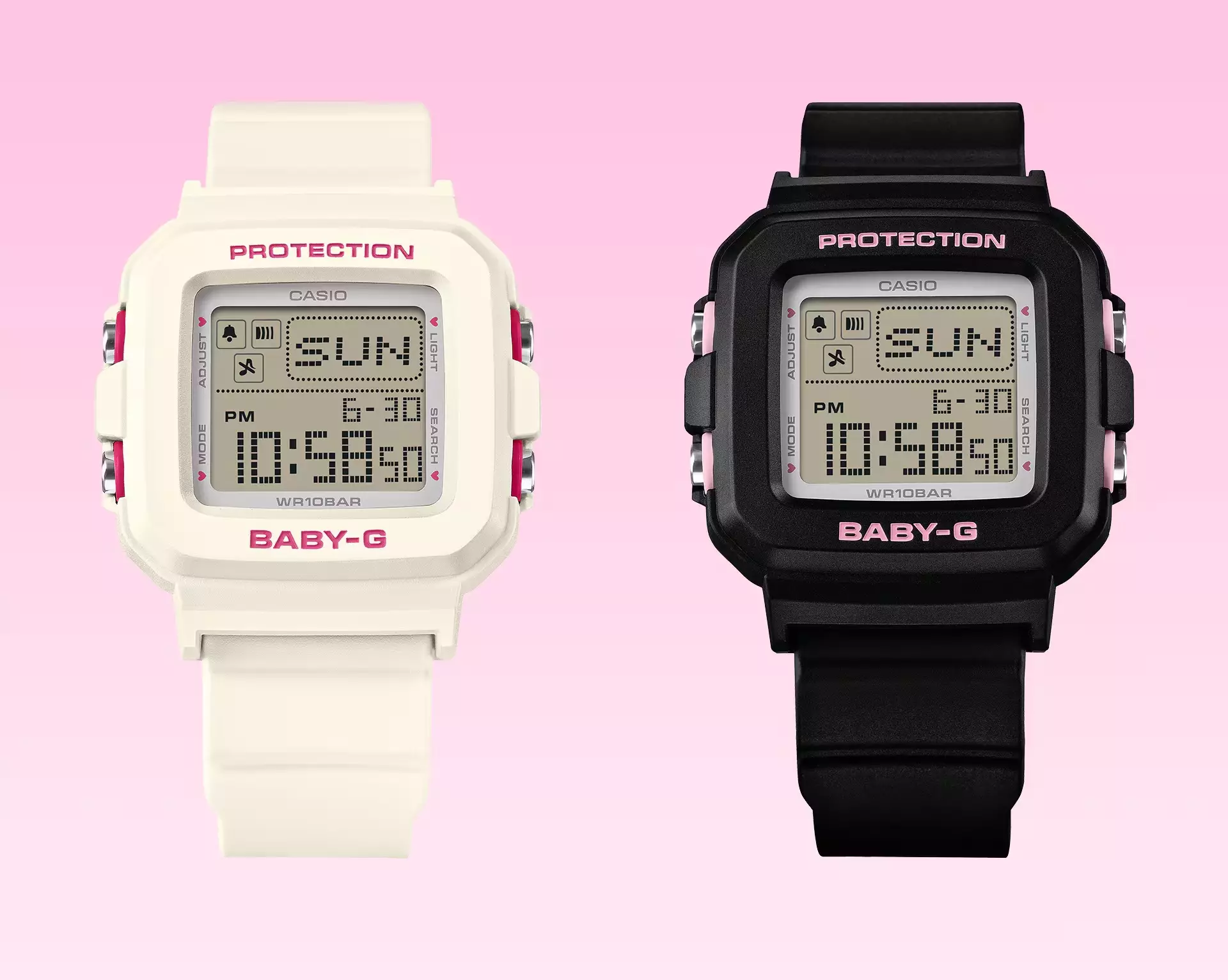 Casio Baby-G Jam Tangan Wanita dengan format Digital BGD-10KH-1DR