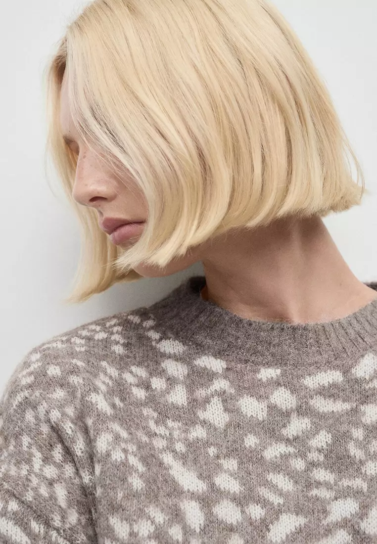 Animal Print Sweater