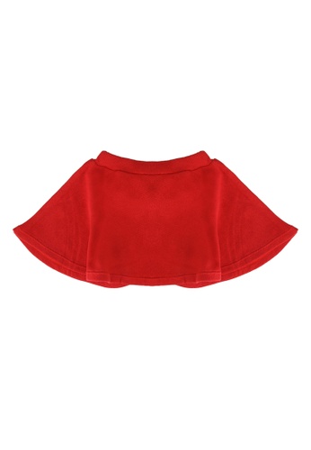 baby girl red skirt
