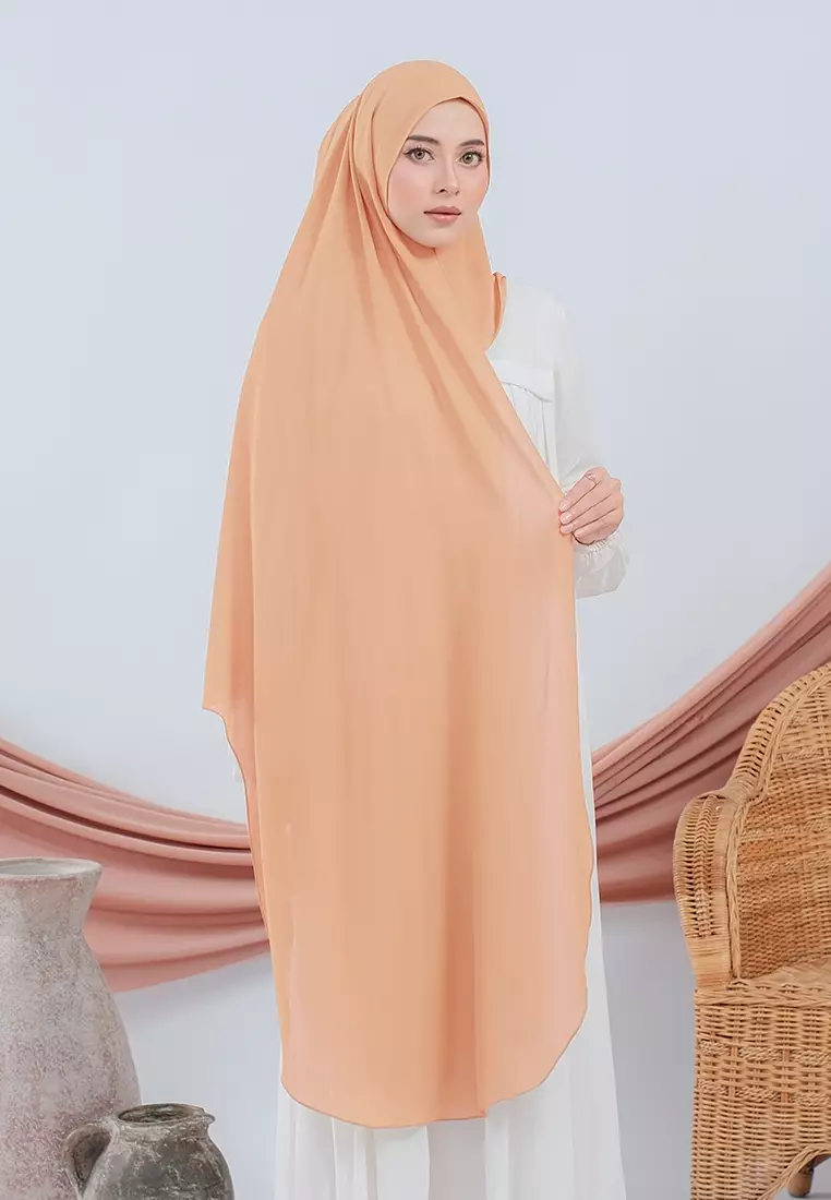 HIJAB INSTAN SABIYA - DUSTY ORANGE