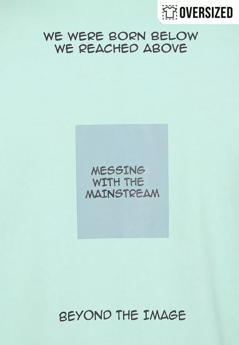 NX T-Shirt Cotton Combed Tebal Oversized Pria 2079370431